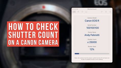 How to Check shutter count on Canon DSLRs, Tutoriel Canon .